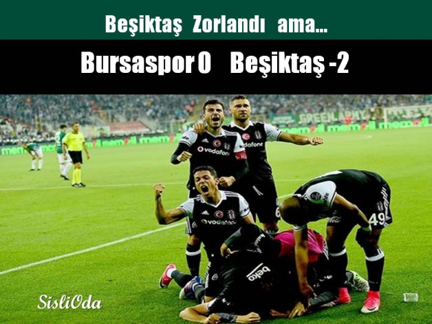 Beşiktaş Zorlandı ama…  Bursaspor-0 Beşiktaş-2